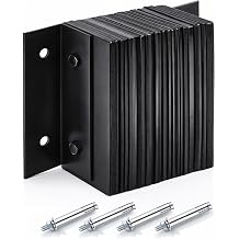 Cinnvoice 1 Pcs Laminated Rubber Bumper for Truck, Loading Dock Bumpers 14" W x 10" H X4.5" Equipped with 4 Pcs Wedge Anchor Zinc Plated D for Rubber Cushioning Pads at Truck Loading Docks