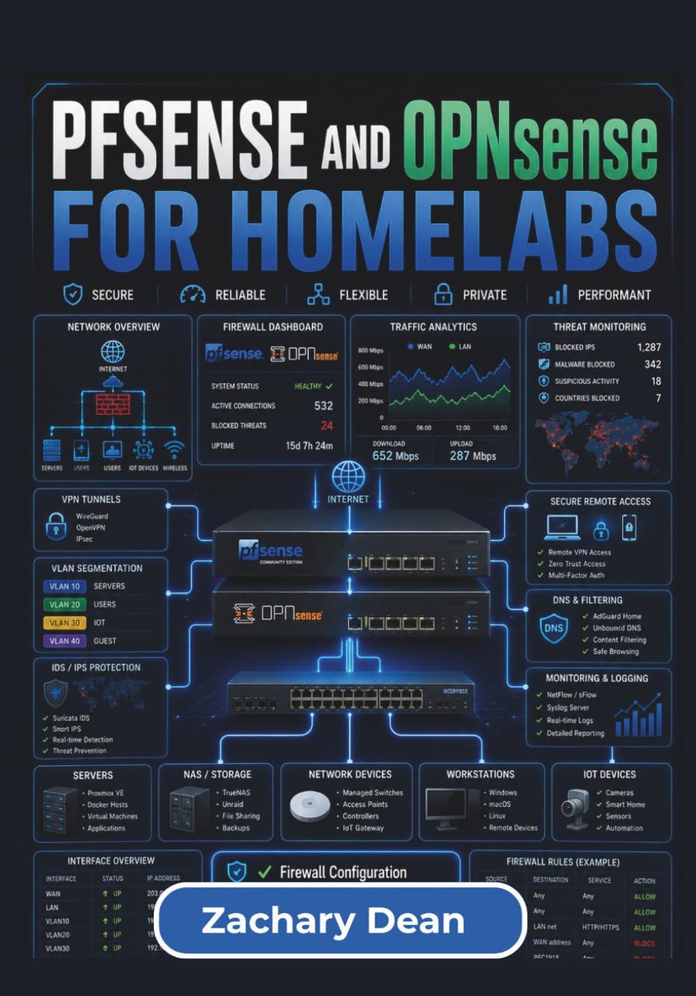 PfSense and OPNsense for Homelabs: Build A Resilient Home Network With Practical Guidance For Secure Segmentation, Remote Connectivity, Intelligent Traffic Control, And Reliable Internet Continuity
