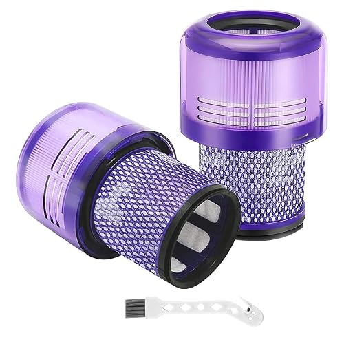 2 Stück Filters für Dyson V11 Absolute Torque Drive Animal, V15 Detect, SV14, SV22 Vacuum Cleaner, Washable Replacement Filter Accessories für Dyson Battery Vacuum Cleaner # DY970013-02