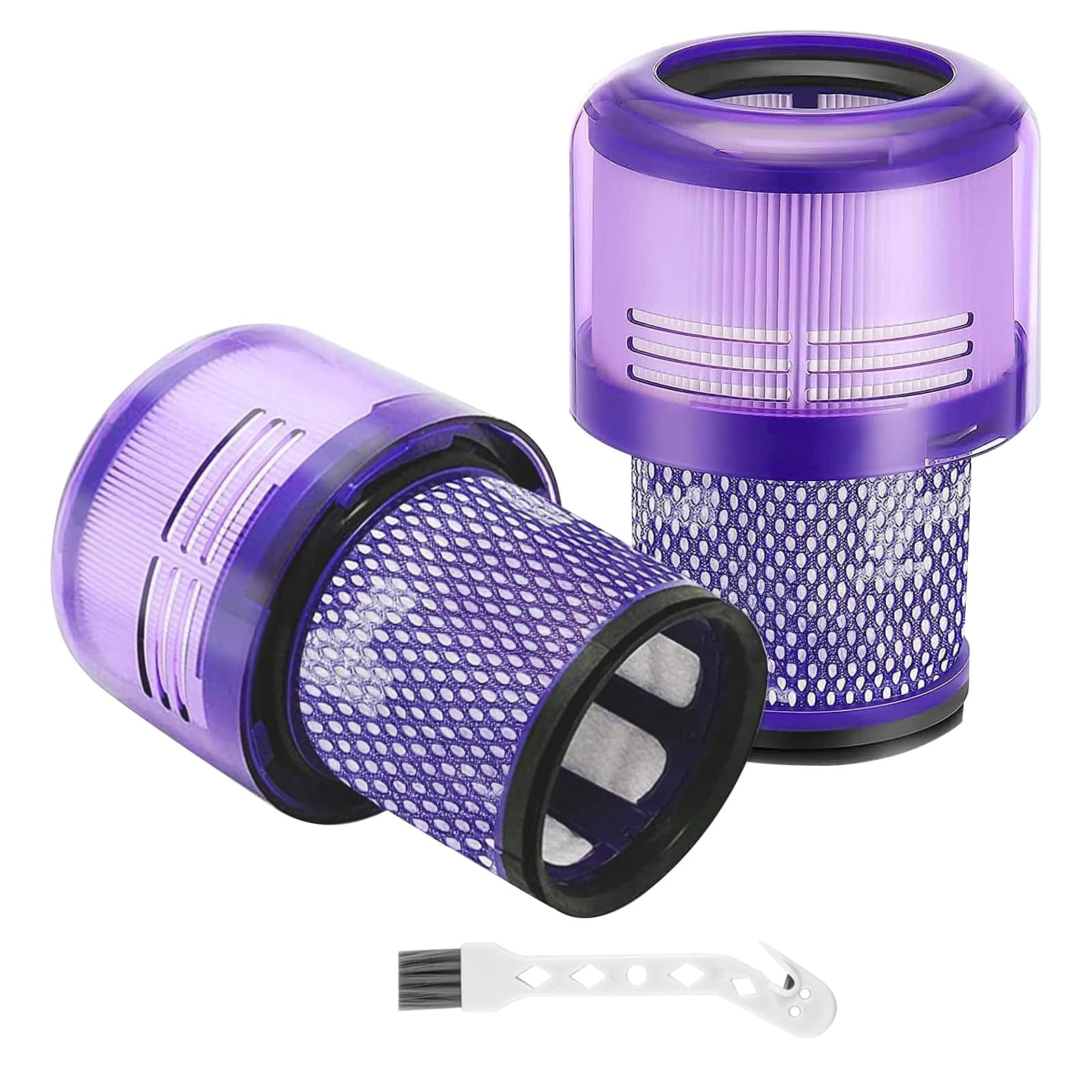 2 Stück Filters für Dyson V11 Absolute Torque Drive Animal, V15 Detect, SV14, SV22 Vacuum Cleaner, Washable Replacement Filter Accessories für Dyson Battery Vacuum Cleaner # DY970013-02