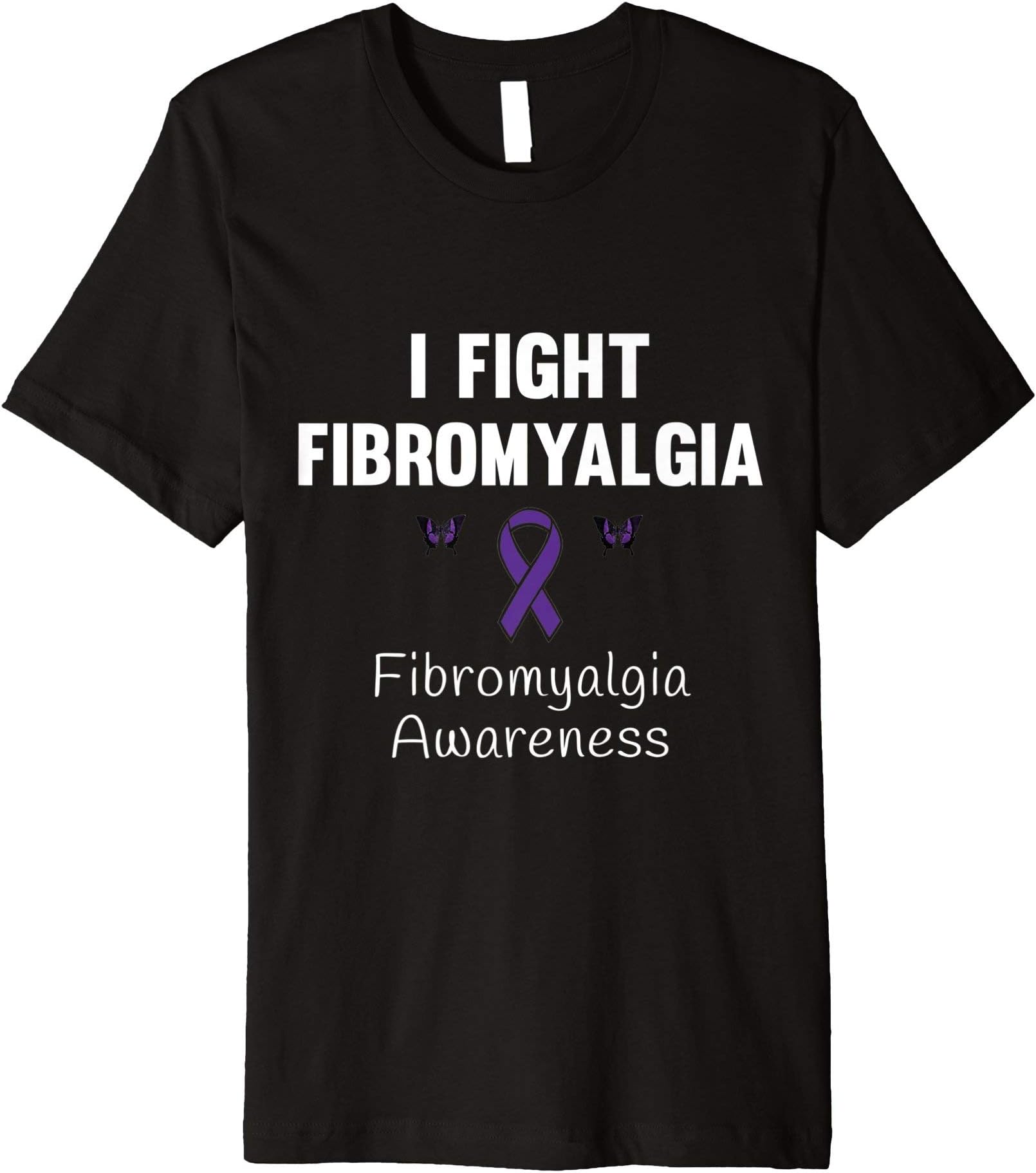 Fibromyalgia awareness Men & Women ribbon support T shirt