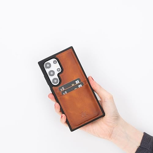 Vista 74 de Venito Capri - Funda de piel tipo cartera compatible con Samsung Galaxy Note 10 Plus (6.8 pulgadas), extra segura, con bloqueo RFID y cubierta