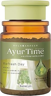 アーユルタイム リフレッシュデイ バスソルト レモングラス&ベルガモットの香り 本体 ボトル 520g(約13回分) 天然精油