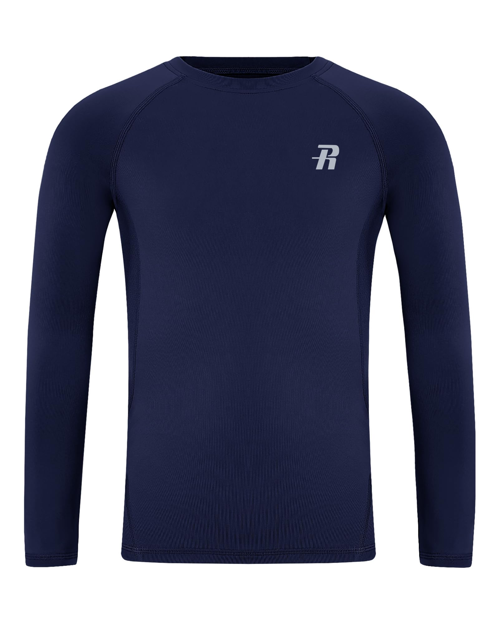 Runhit Kompressionsshirt für Jungen Langarm, 1-2 Pack Funktionsshirt Kinder mit UPF 50+, Atmungsaktives Unterziehshirt Schnell Trocknend Baselayer für Fußball & Outdoor