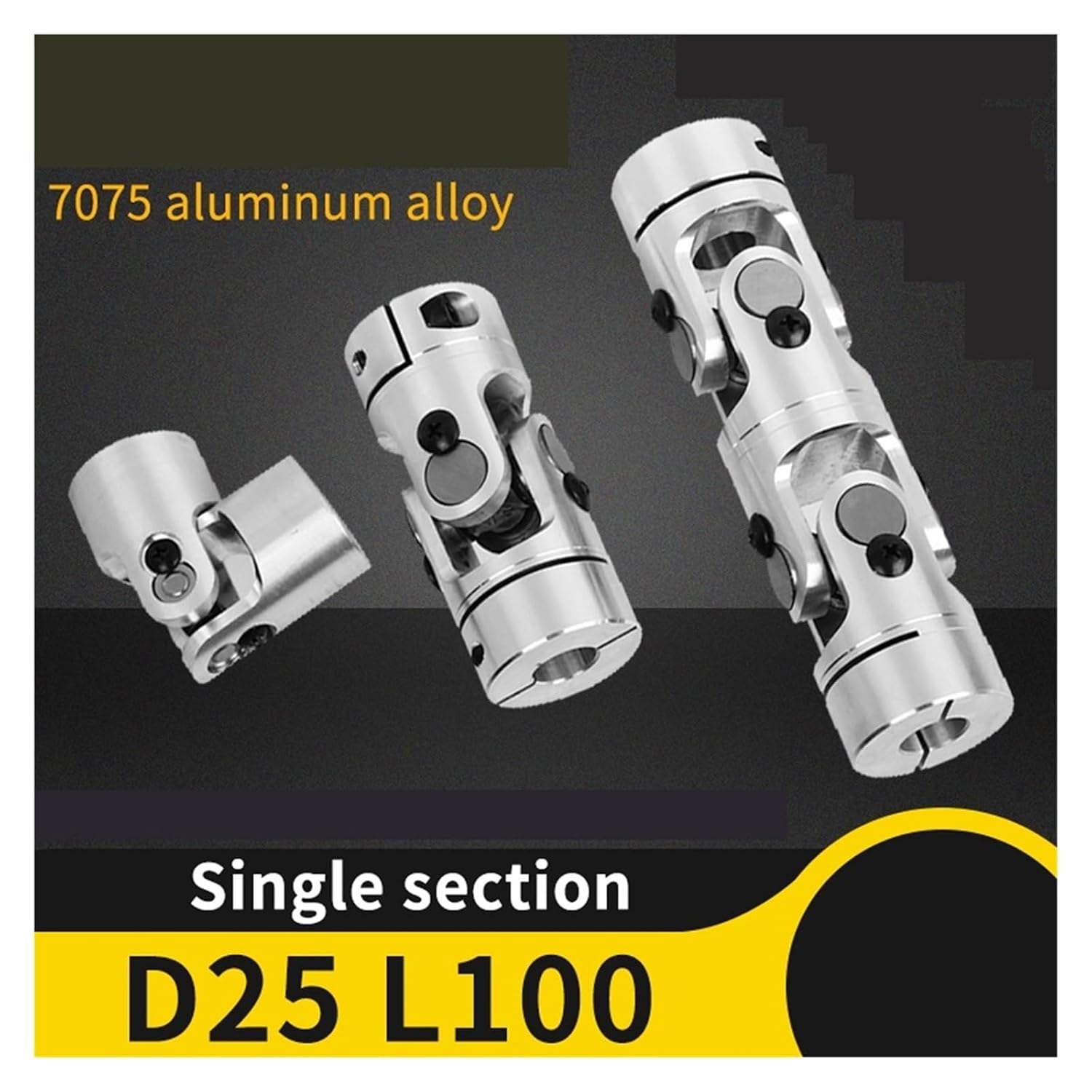 D25 L100 Universal Coupling Precision Single Section GHA Telescopic Cross Universal Joint Transmission Joint 5-12(6X12)