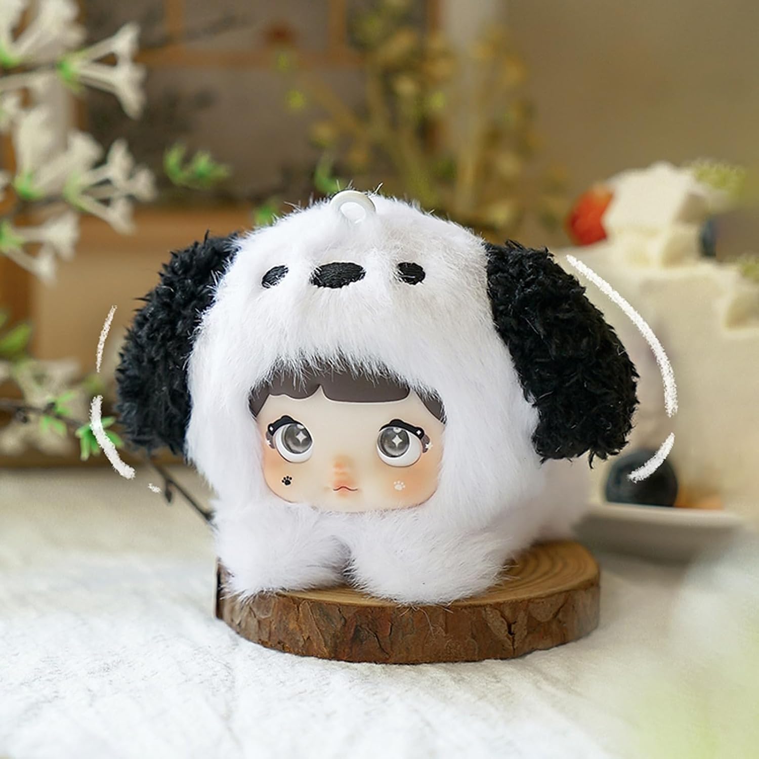 BEEMAI Nommi Baby Series Plush Blind Box 8PCs (Set of 8 No Repeat) Cute Figures Collectible Toys Birthday Gifts