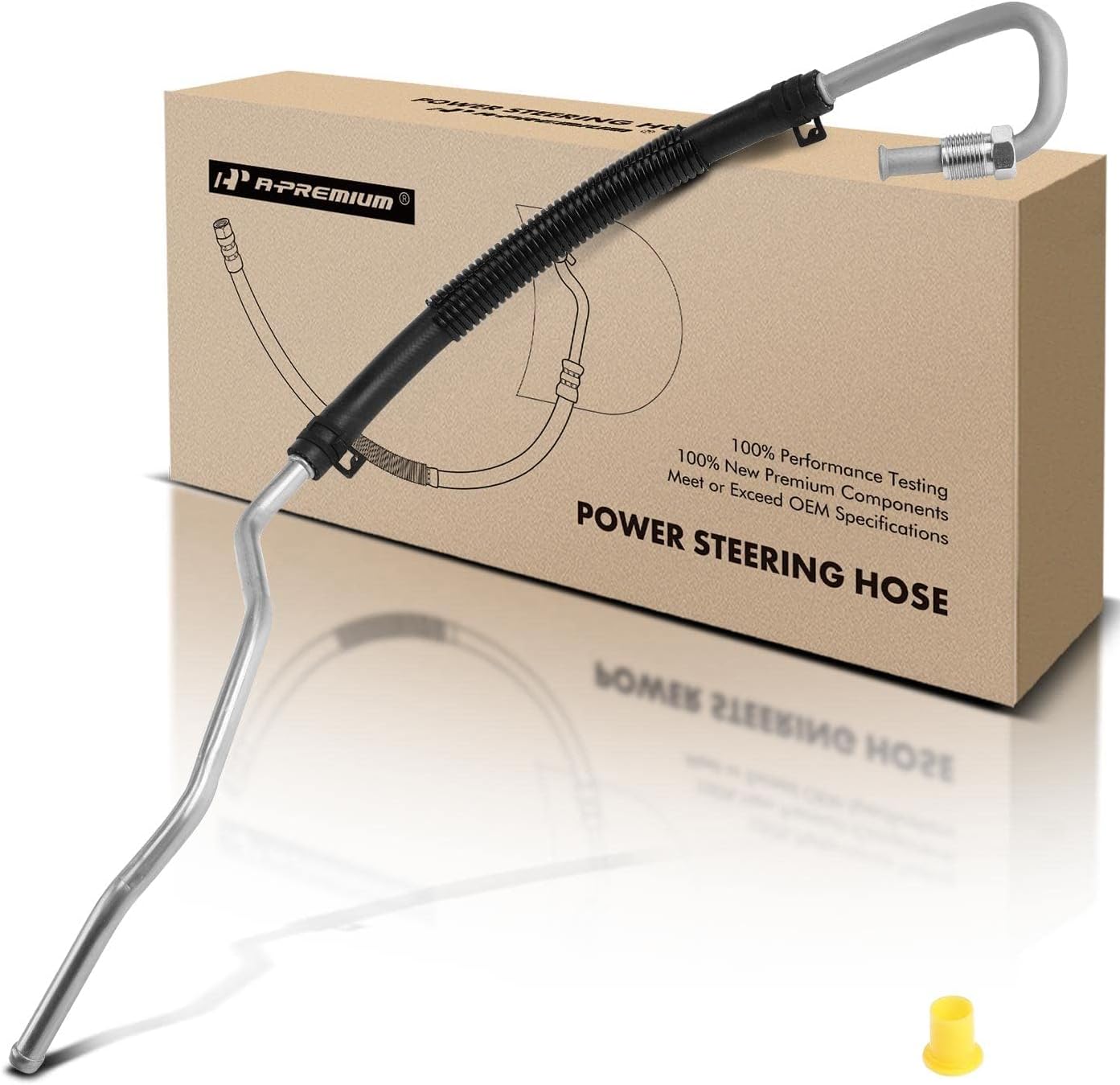 A-Premium Power Steering Hose Return Hose Line Assembly Compatible with Toyota RAV4 2004-2005 L4 2.4L From Gear