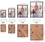 Giftgarden 16 Pack Black Picture Frames for Multi Sizes Photos, Assorted Set Including Two 11x14, Two 8x10, Six 5x7, Six 4x6, Gallery Collage Frame for Wall or Tabletop Display