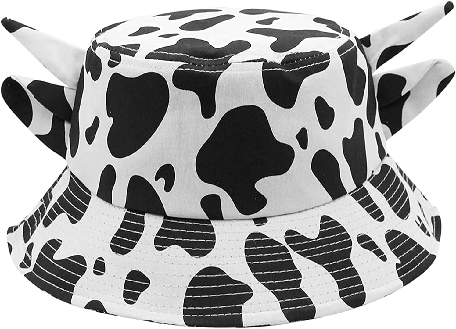 Women's Cat Ears Bucket Hat Cute Sun Hat Summer Fishing Hat Y2K Style Fishing Cap for Rave, Daily, Festival