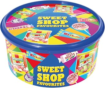 Assorted Sweet Tub 650g | Classic British Sweets Selection | Perfect for Sharing, Parties & Gifting | Halloween Candy Assortment | Trick or Treat Sweets Box 1x