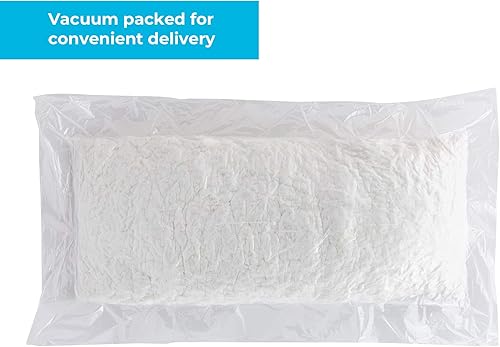 Miniatura 5 de Linenspa Espuma viscoelástica triturada de alta calidad, espuma blanca para manualidades, relleno de repuesto para almohadas, puf, sillas, camas de