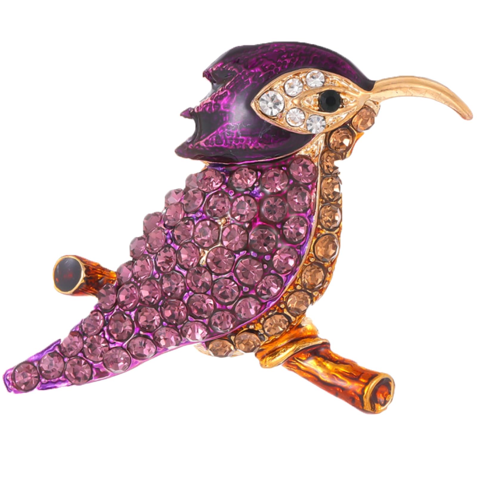 FAIRYGATE Rhinestone Brooch Clothing Jewellery Accessories Fashion Elegant Shiny Crystal Teardrop Brooches Wreath Pendent Lapel Pin，B36 — view 17