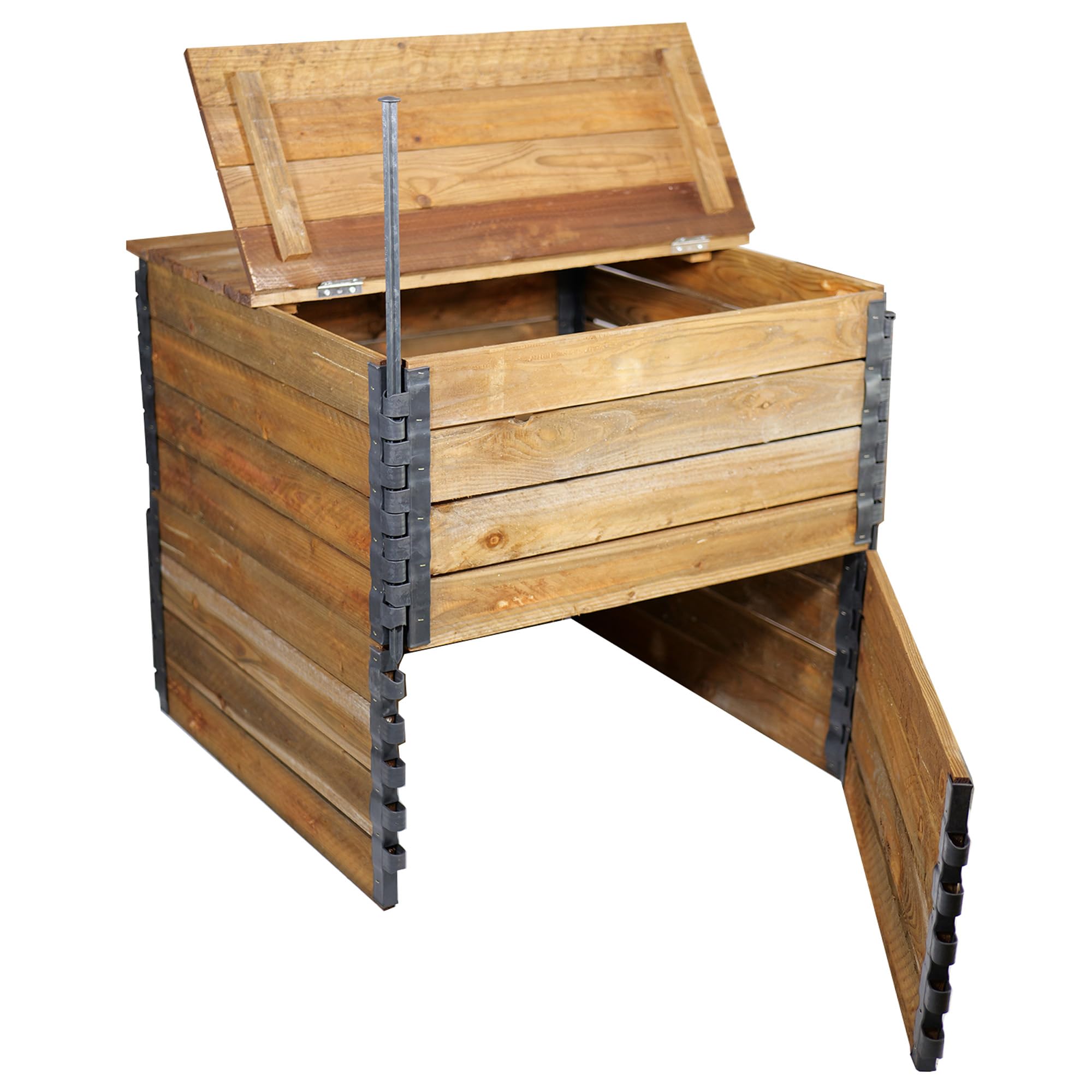 Composteur en Bois (Origine française) 603 L | Compostez Vos déchets de manière Durable