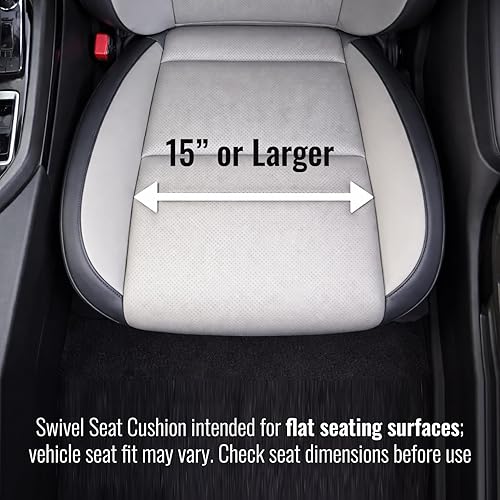 Miniatura 8 de Duro-Med Deluxe Almohadón para asiento giratorio, 513-1994-0355, gris, 1, 1