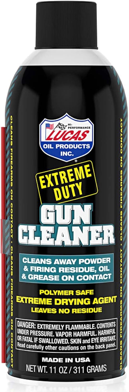 Lucas Oil 10905 Extreme Duty Gun Cleaner - 11 Ounce (Pack of 12)