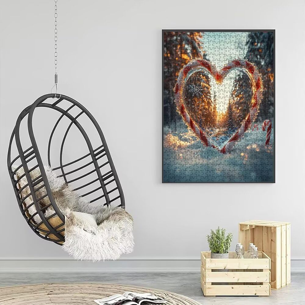 Puzzle 2000 Pezzi, Amore Fiocchi Di Neve 3D Puzzle per Adulti Impegnativo, Educa Puzzles Artistico, Divertente E Stimolante Puzzles Decorativo per La Famiglia, Regalo e Decorazione Pareti DX0YL6-17