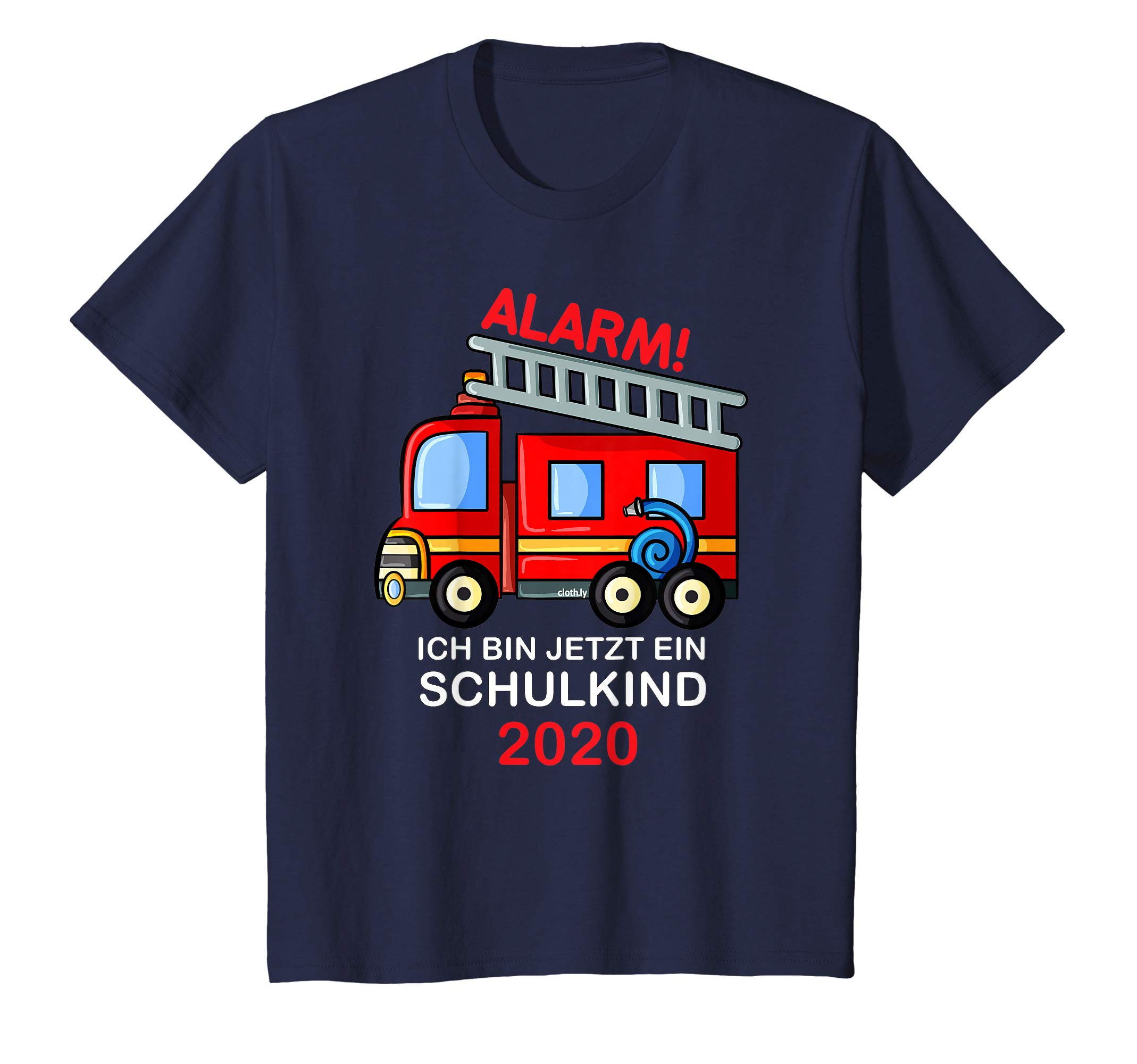 Kinder T-Shirt Jungen Schulanfang – „Das Wars, Kindergarten! Tschüss Kita!“ – Einschulungs-Shirt, Navy Blau