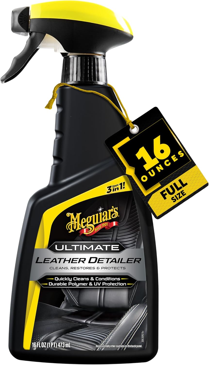 Meguiar's G201316 Ultimate Leather Detailer - 16 Oz Spray Bottle