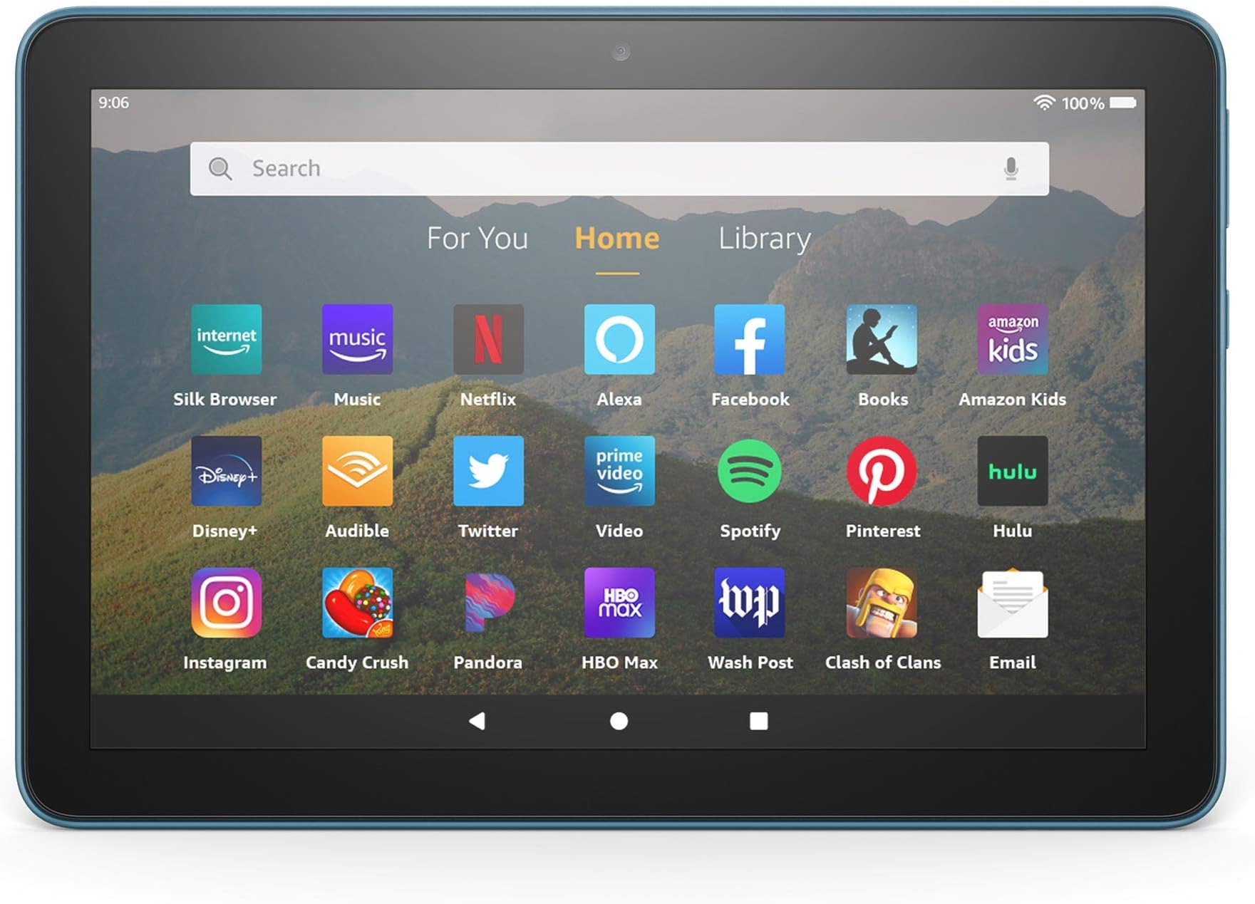 Fire HD 8 tablet, 8" HD display, 32 GB, (2020 release), designed for portable entertainment, Twilight Blue