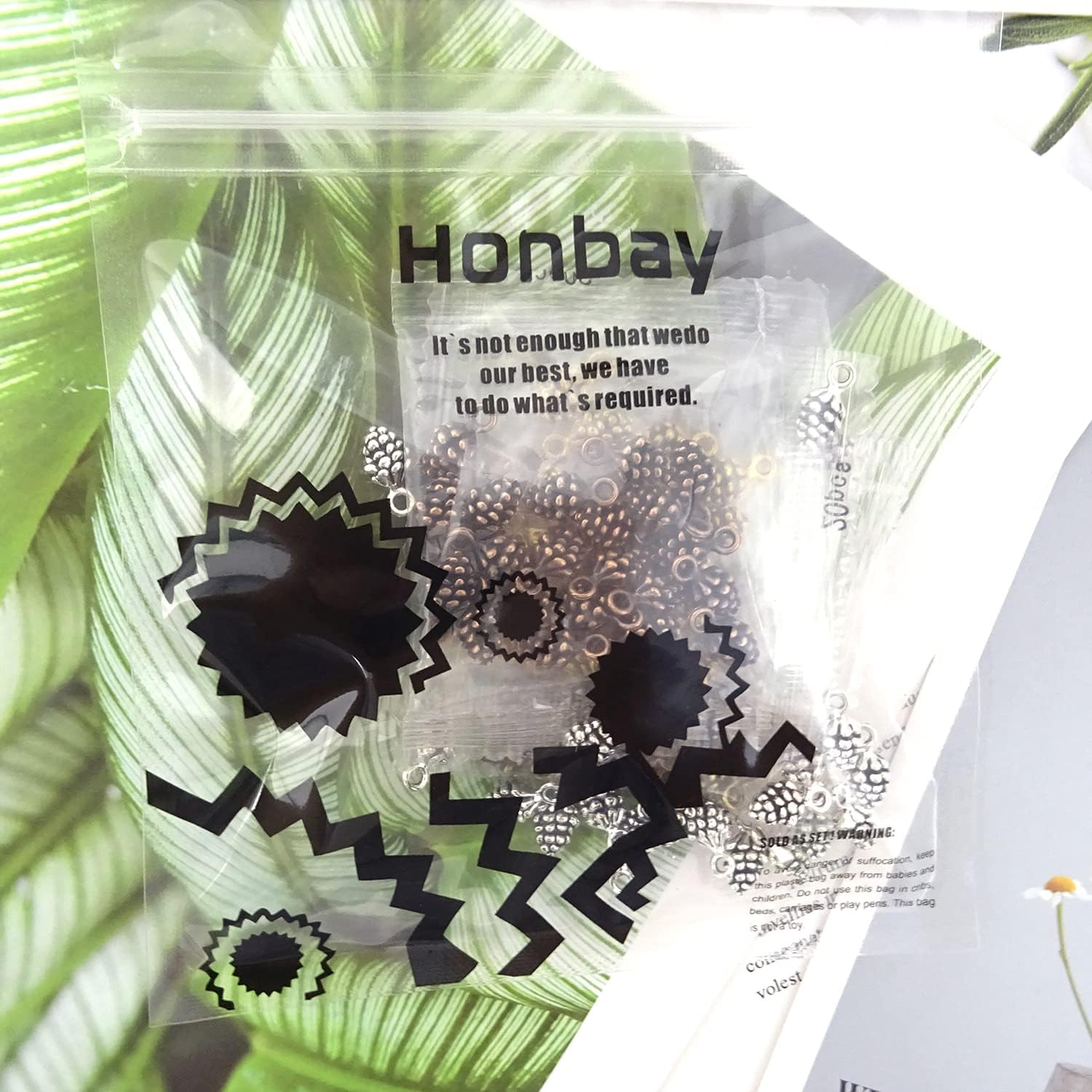 Honbay 80PCS Alloy Pine Cone Charms Pendant 3D Nut Charms Collection Small Christmas Nuts Charm Winter Pendants for Earring Bracelet Necklace Keychain Jewelry Making (4 Color) - Image 7