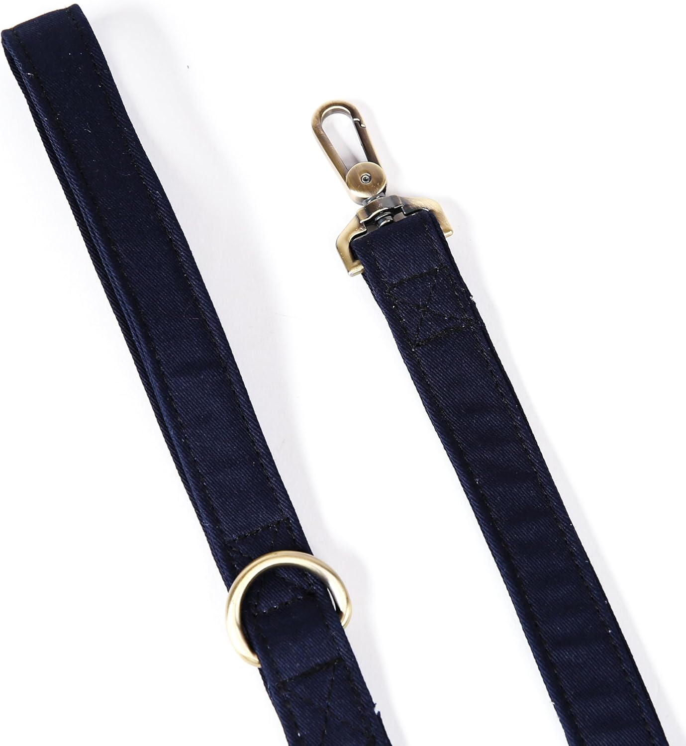 Organic Cotton Dog Leash for Small,Medium and Large Breed,Brass Hardware Pet Leash for Walking,Running and Training 6FT