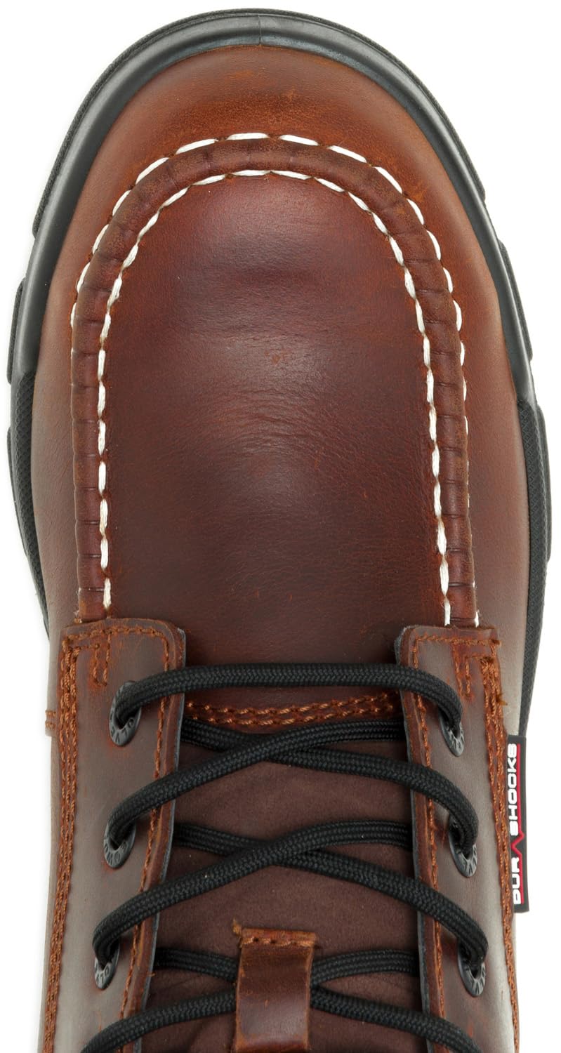 WOLVERINE DuraShocks Icon - Botas de trabajo para hombre, puntera compuesta, EH, WP, antideslizante, 6 pulgadas