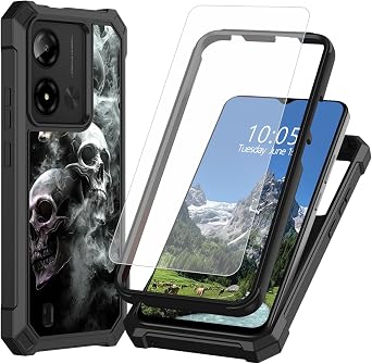 for Cloud Stratus C8 Prime Case,Three Skeletons Shrouded in Smoke