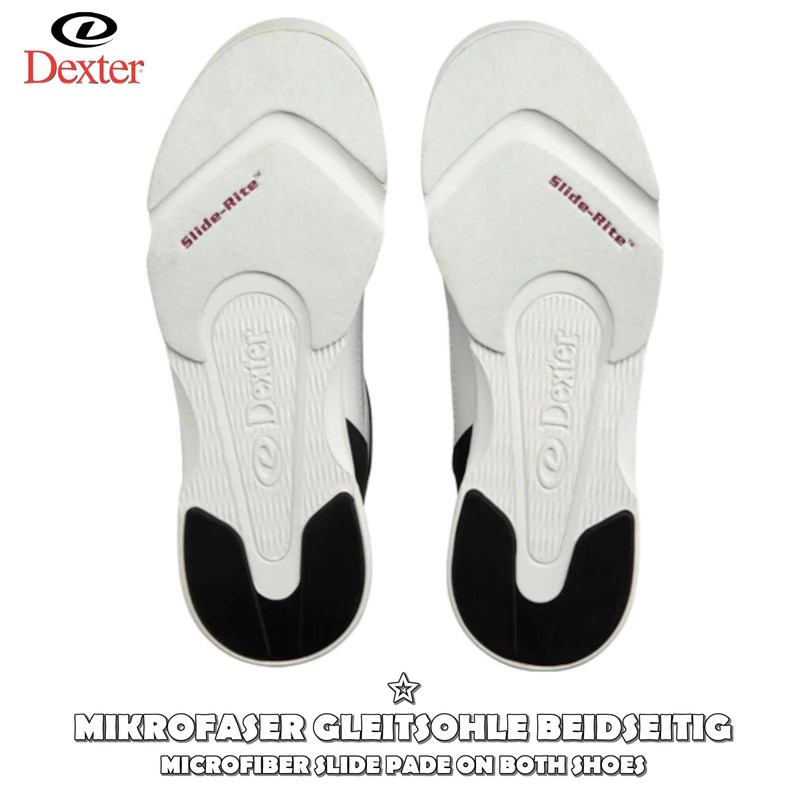 EMAX | Chaussures de Bowling - Dexter Ricky IV | Femmes Hommes Enfants à Semelles antidérapantes | Bowling-Shoe