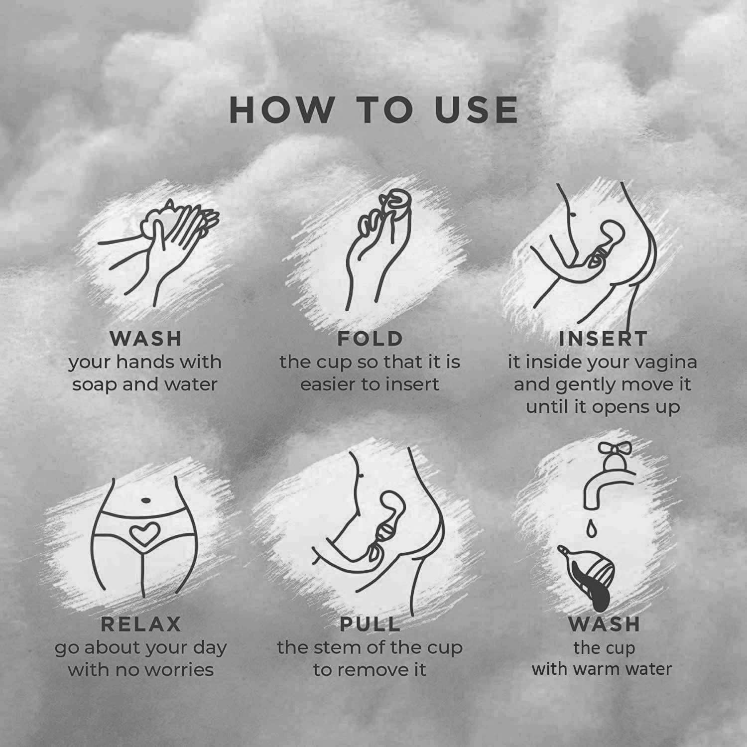 Youra Reusable Menstrual Cups, Set of 2 (Small + Large), Soft, Flexible & Leak-Proof, Up to 12 Hours of Comfort, Eco-Friendly & Safer Alternative to Pads & Tampons : Health & Household