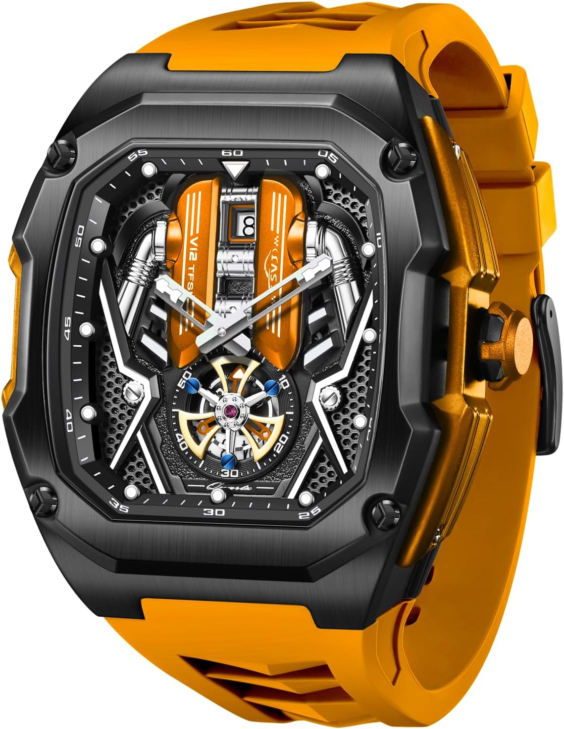 Mens Watches, Wrist Watches Luminous Design, Big Face...