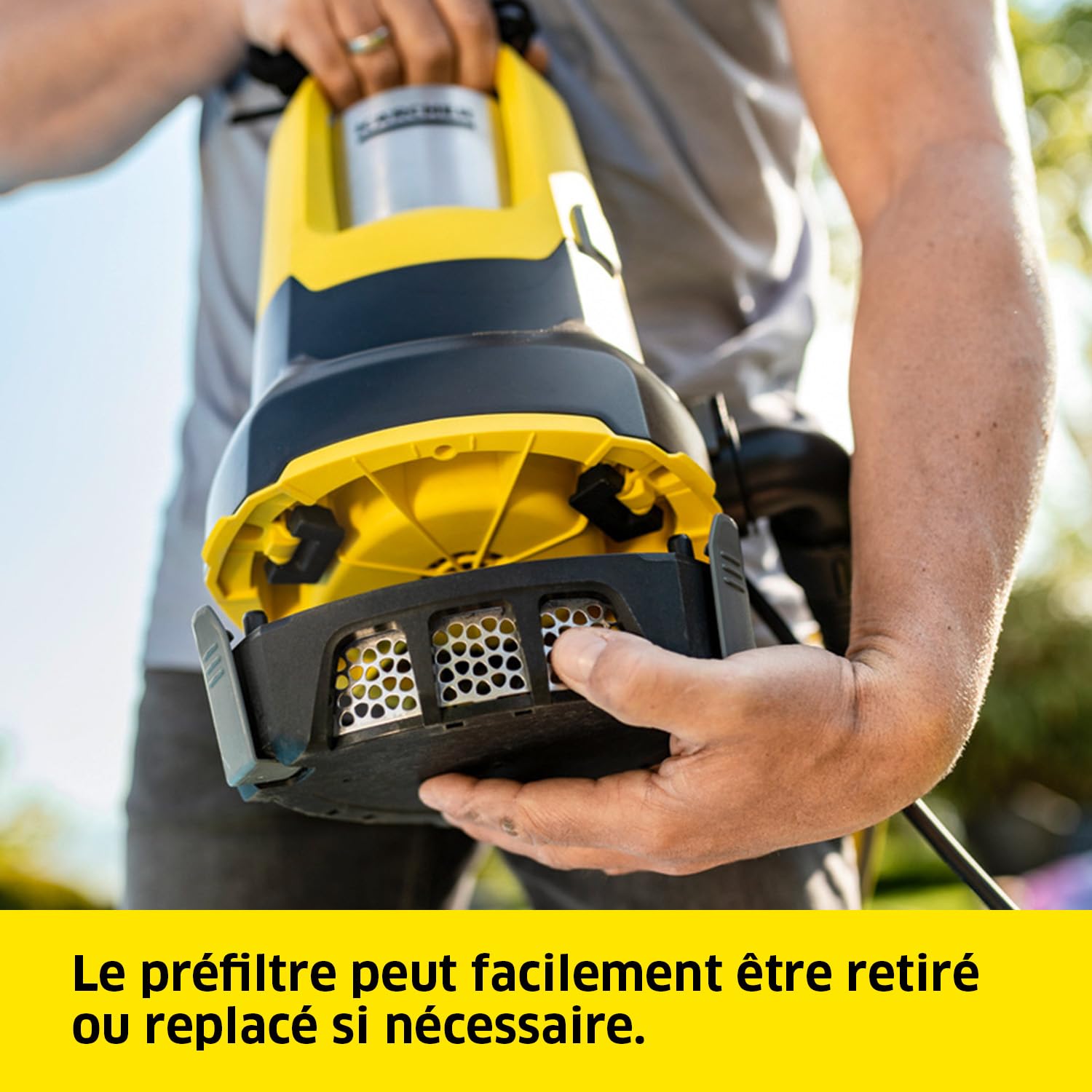 Pompe d'Evacuation Kärcher Sp 17,000 Flat Level Sensor, Moteur 550W, Débit 17000 L/H, 0,9 Bar, Profondeur Immersion Max 7 m, Hauteur Refoulement Max 9M, Taille Particules Max 5 mm, Hauteur Liquide