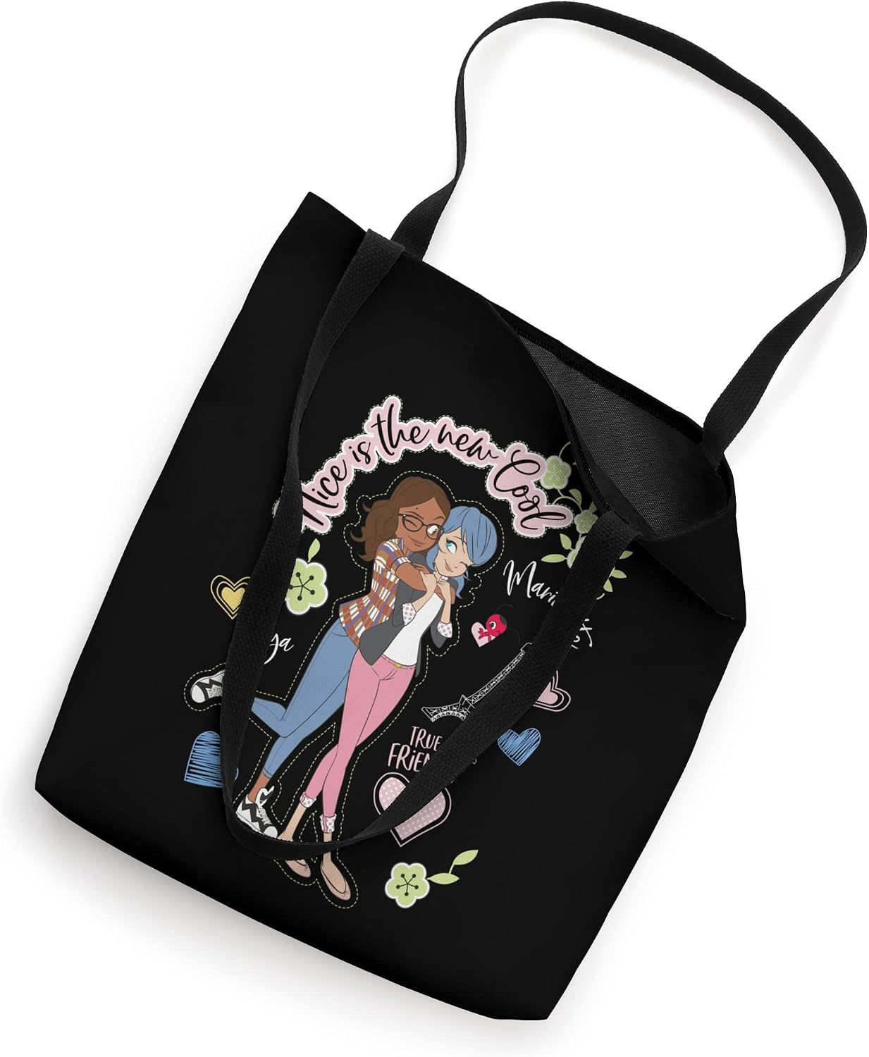 Miraculous Ladybug Charming Paris Alya & Marinette Besties Tote Bag