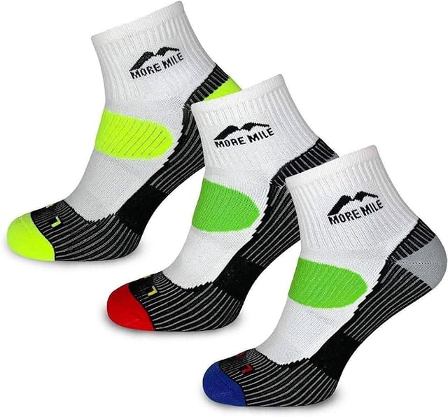 More Mile London Running Socks - 3 Pack - 5.5-8