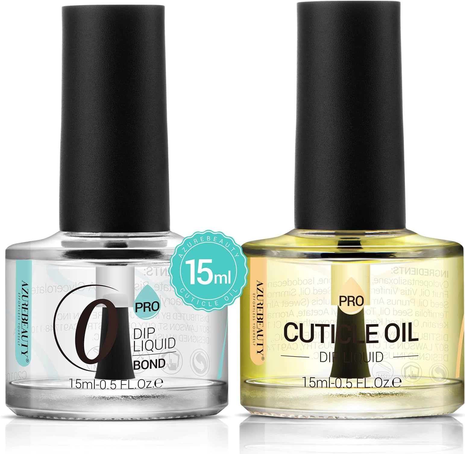 AZUREBEAUTYCuticle Oil for Nails Ultimate Hydration Nail Care Natural Essential Oil Extract, Jojoba Oil, Vitamin E, B7, Moisturizing and Conditioning, Brightening Skin, Remedy for Damaged Cuticle