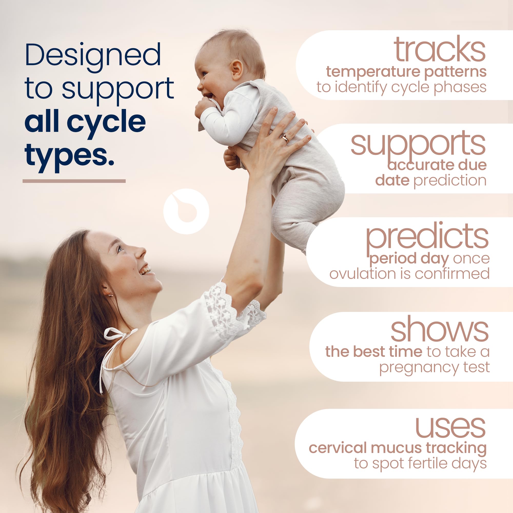 Tempdrop Wearable Ovulation Tracker – Basal Body Temperature Monitor to Help Get Pregnant – Sleep Sensor with App for Fertility, Hormone, Period & Cycle Tracking