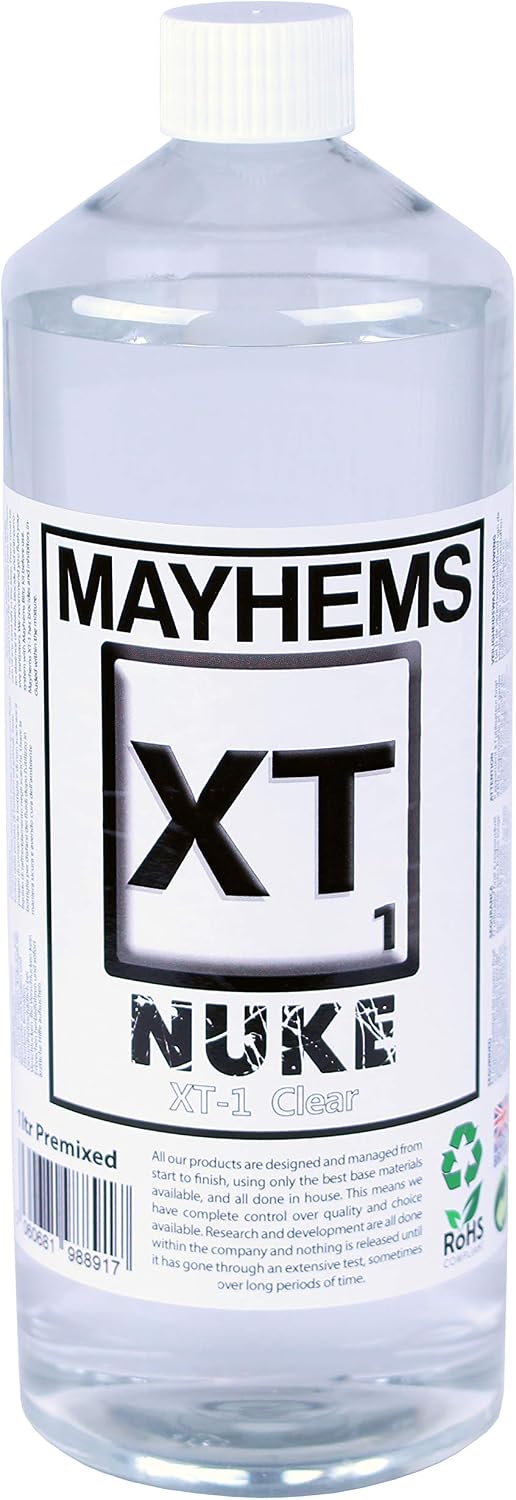 Mayhems, XT1 Premixed PC Coolant, Computer Water Cooling Fluid, Liquid Cooling, Thermal Performance Series, 1 Litre