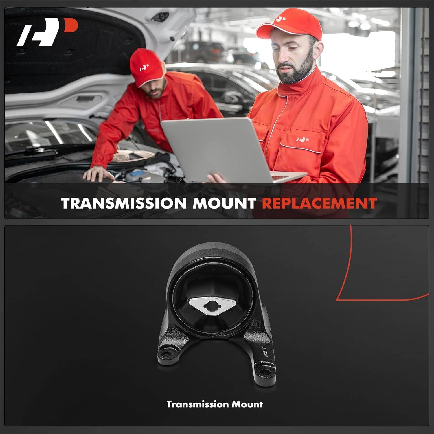 A-Premium Transmission Mount Compatible with Jeep WJ Series Grand Cherokee 1999-2004 4.7L, Automatic Transmission