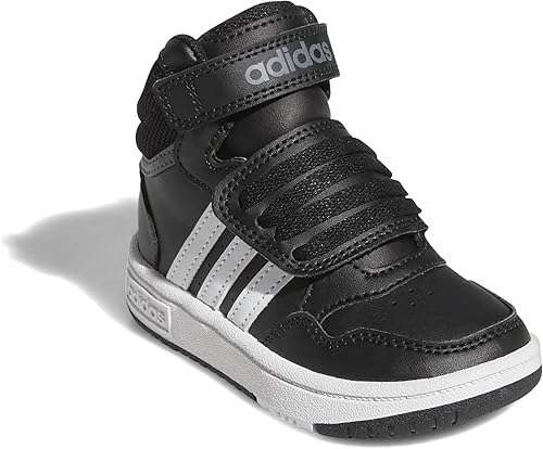 Miniatura 2 de adidas Hoops 3.0 - Zapatos de baloncesto de perfil bajo para mujer, NegroBlancoGris