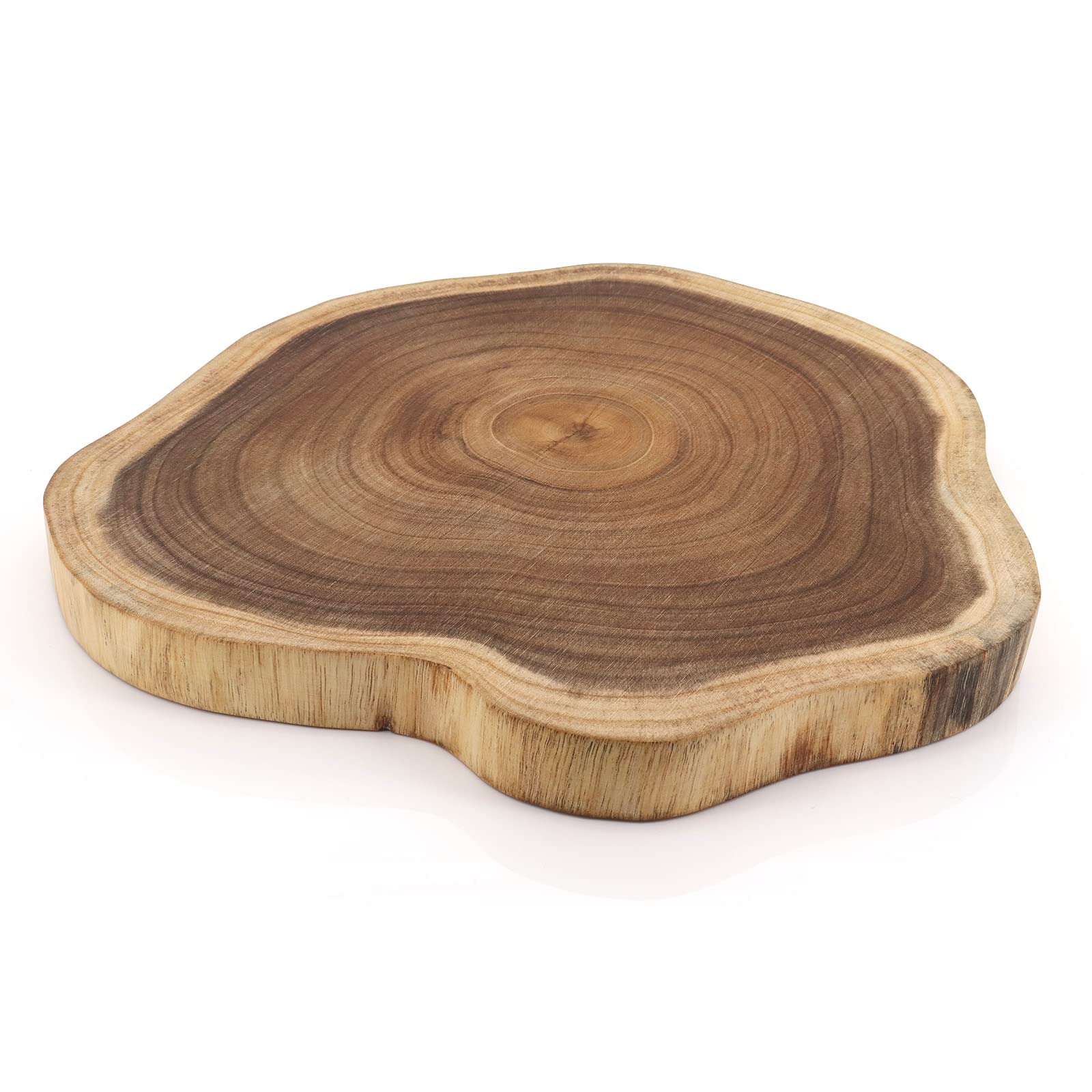 LARHN Grande Planche a Decouper Bois et Plateau - Carbone Neutre - 44 x 30 x 2 cm - La Planche en Bois Parfaite pour Hacher et Servir