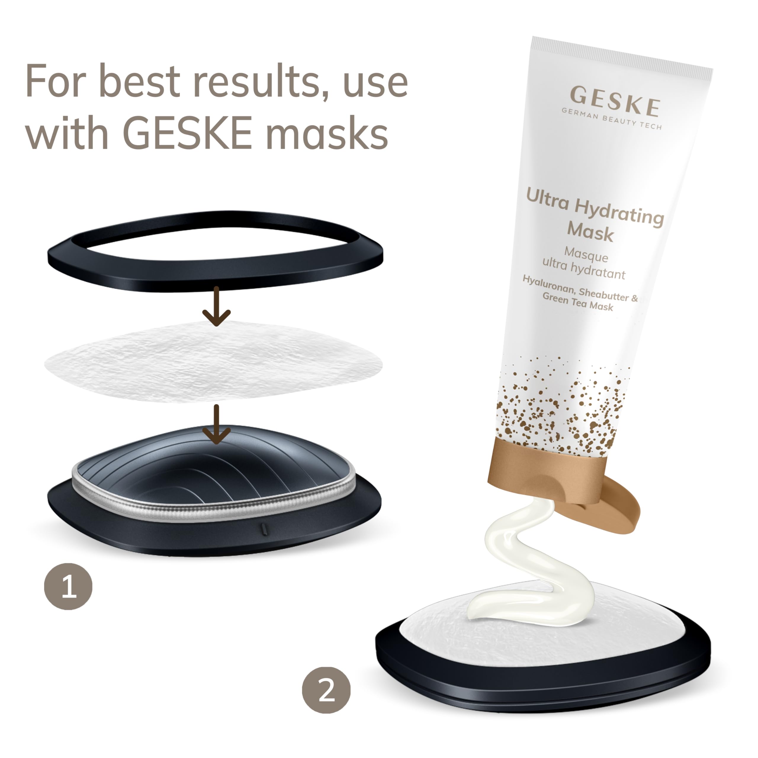 Amazon.com: GESKE SmartAppGuided™ Sonic Warm & Cool Mask | 9 in 1