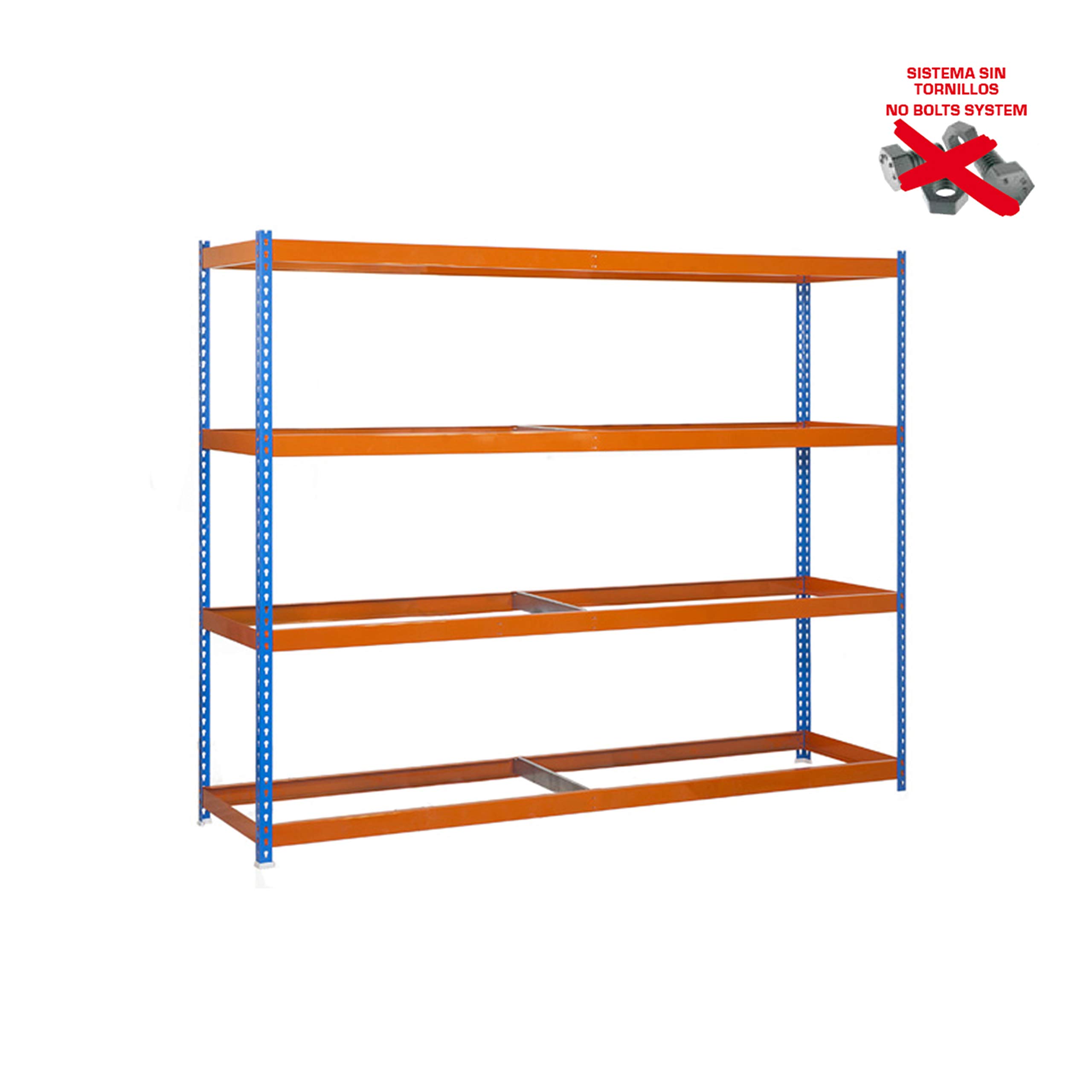 Simonrack 8435104949696 ECOFORTE 1806-4 2000 blau/orange Regal mit 