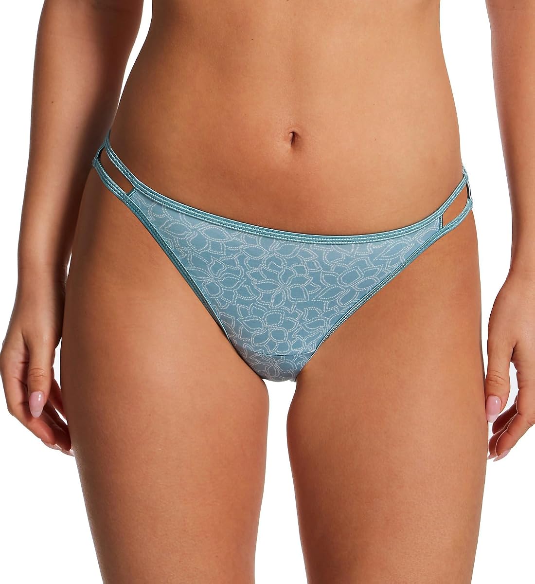 Vanity Fair Women's Illumination String Bikini Panty, 18108, NH DAY TRIP PRINT, 7