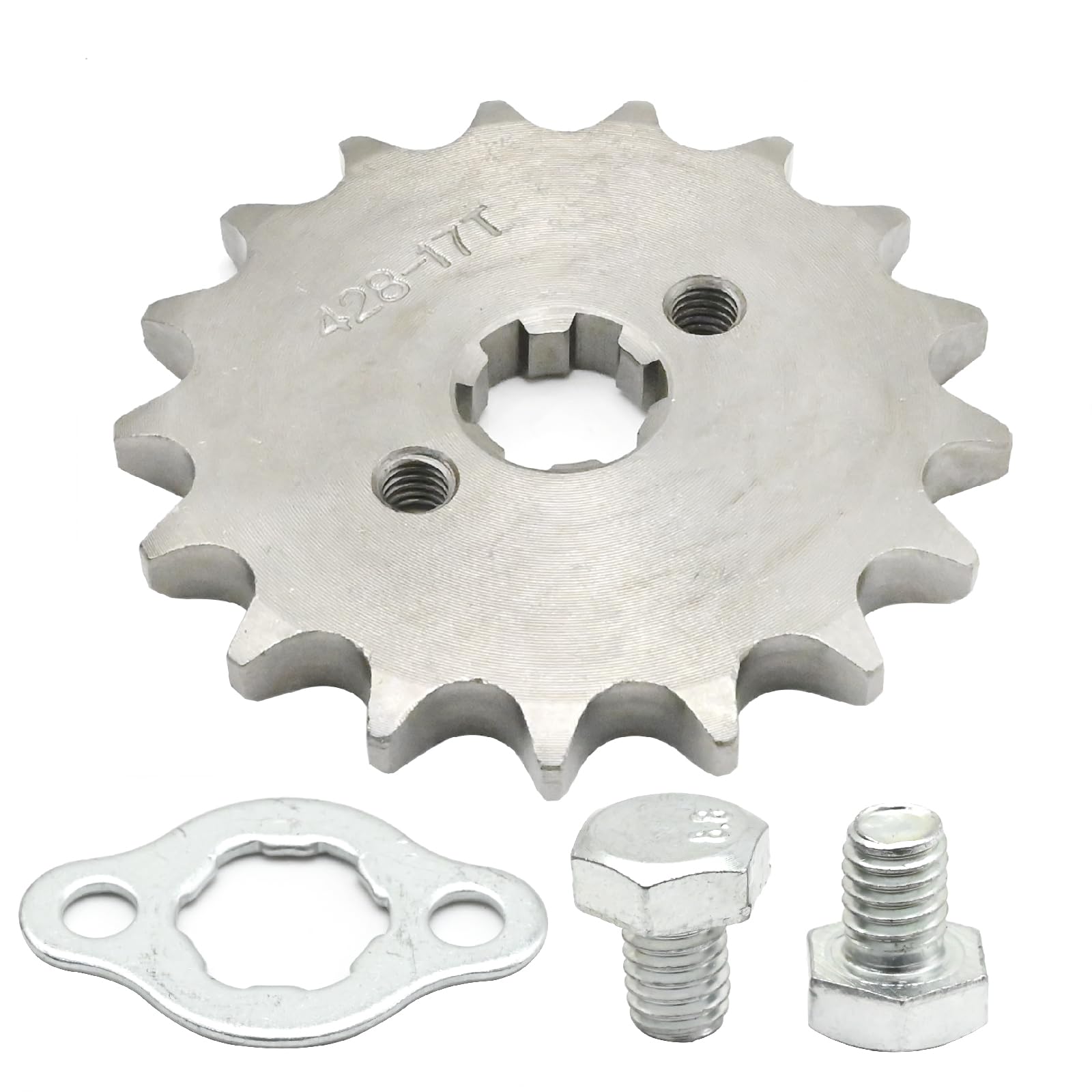 17mm 428 17T Front Engine Sprocket Fits for 50cc 70cc 110cc 125cc