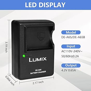 Panasonic バッテリー＋充電器 Amazon | DE-A65 カメラバッテリー充電器 パナソニック用: LUMIX