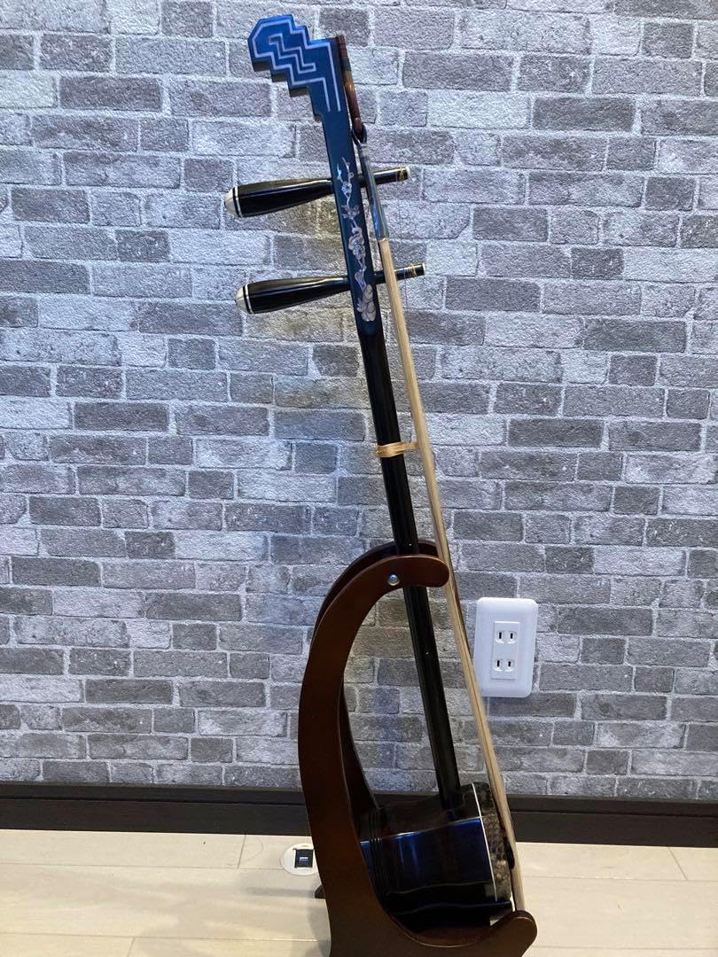 販売済み 二胡 上海民族楽器 ハードケース付 二胡 彩雲 ER-400 上海