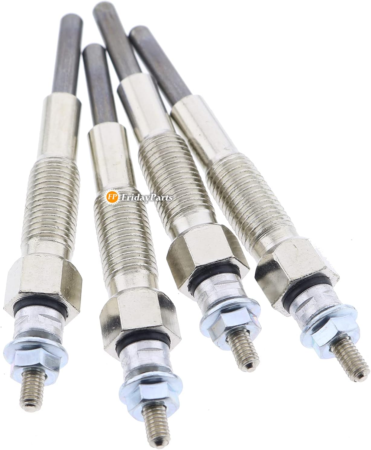 FridayParts 4 Pcs Glow Plug 185366190 TPN257 for Perkins Engine 403D-15 404D-22 403D-17 403C-15 404C-22 102-04 103-07 104-22