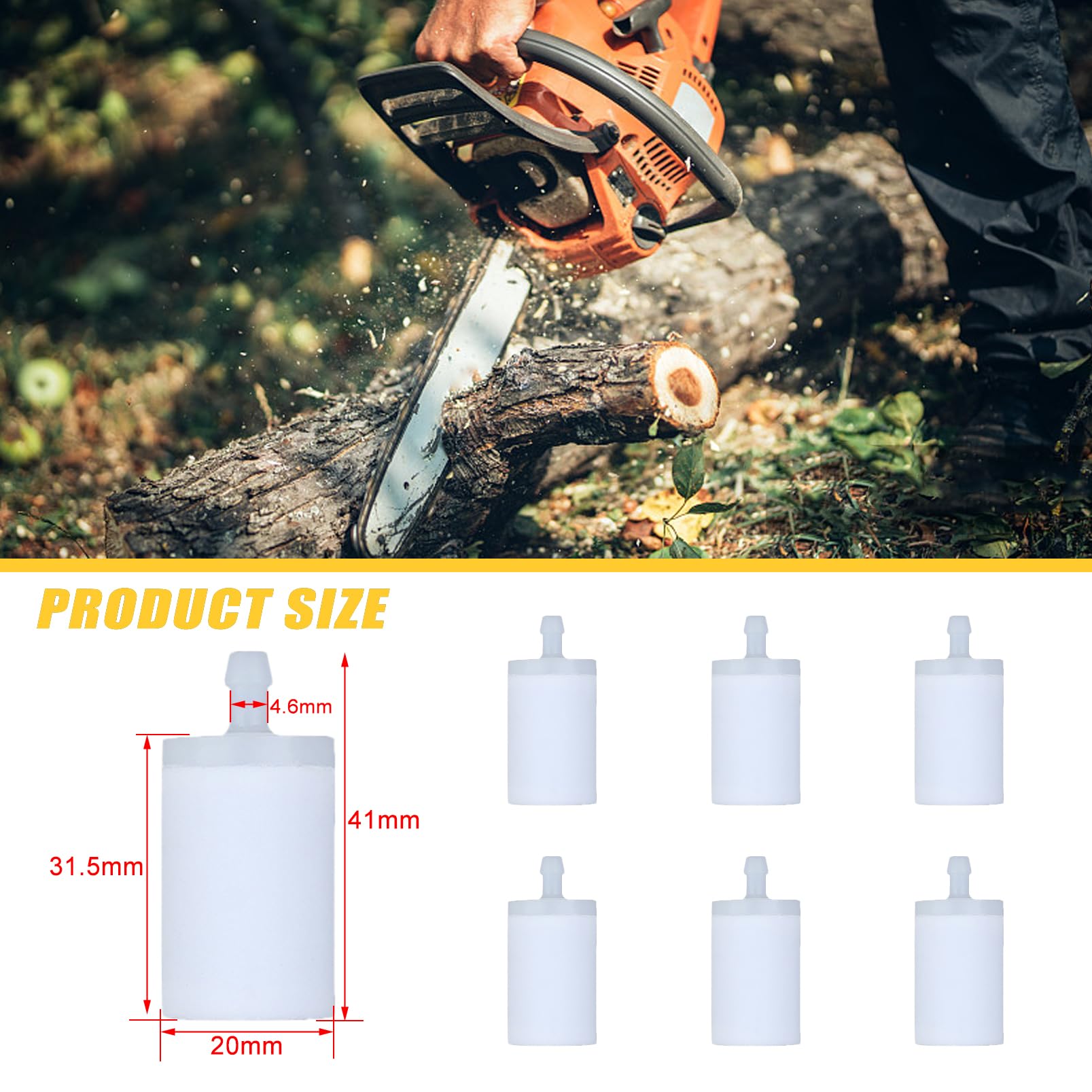 LAVAS Kit Tubo Flessibile Filtro Carburante For Husqvarna 340 345 350 - Foto 5