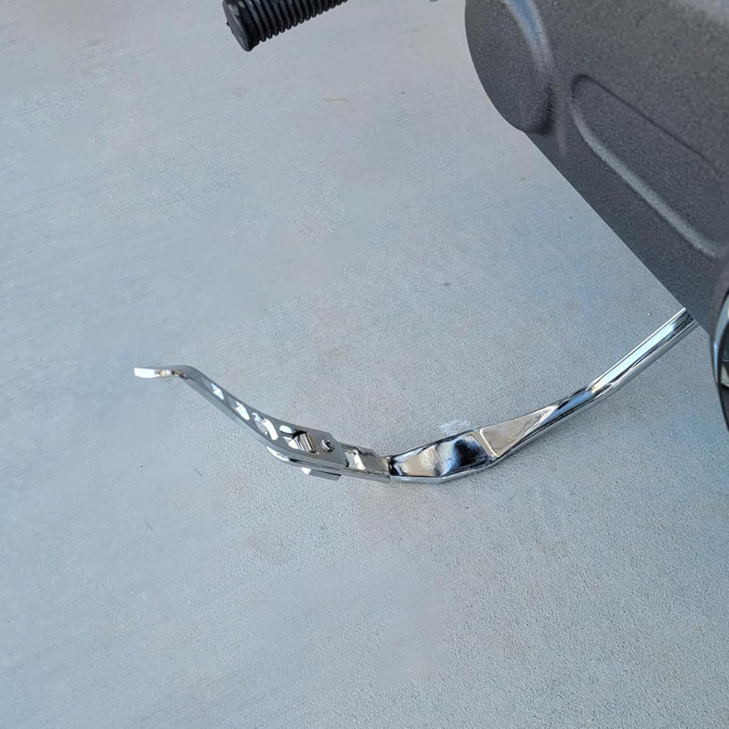Kickstands Side Stand Assist Tool Extension Kit Jiffy Stand Foot Pedal Support Chrome CNC Kit Kickstand Accessories Fit for Harley Dyna Street Bob FXDB Fat Bob FXDF Low Rider FXDL 1993-2017