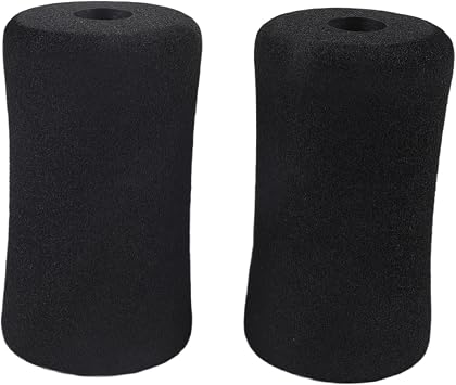 Foot Foam Pad Set for Leg Curl Machine For Weight Leg Extension Station and Inversion Table Support Tubes 22 25mm Diameter Fit 2PCS 155 * 80 * 22MM