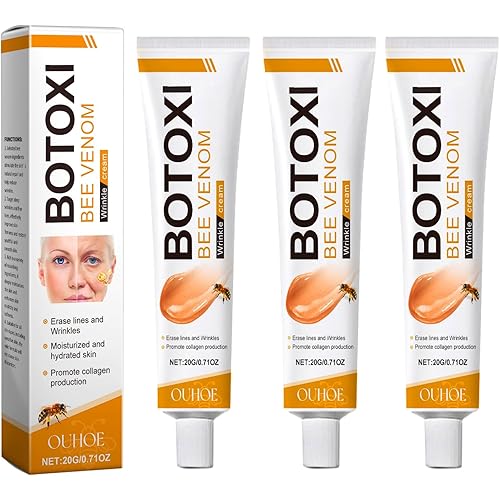 Bee Venom Skin Treatment Cream– BotoxCream, Anti-Aging, Firming, Lifting, and Moisturizing Skin Cream for All Skin Types – Recovery and Anti-Wrinkle Care
